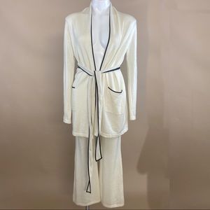 Cashmere Wool Silk Blend Lounge Set Medium